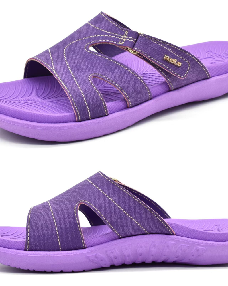 Olivia Komfortsandaler til kvinder – Justerbare mule-sandaler med svangstøtte