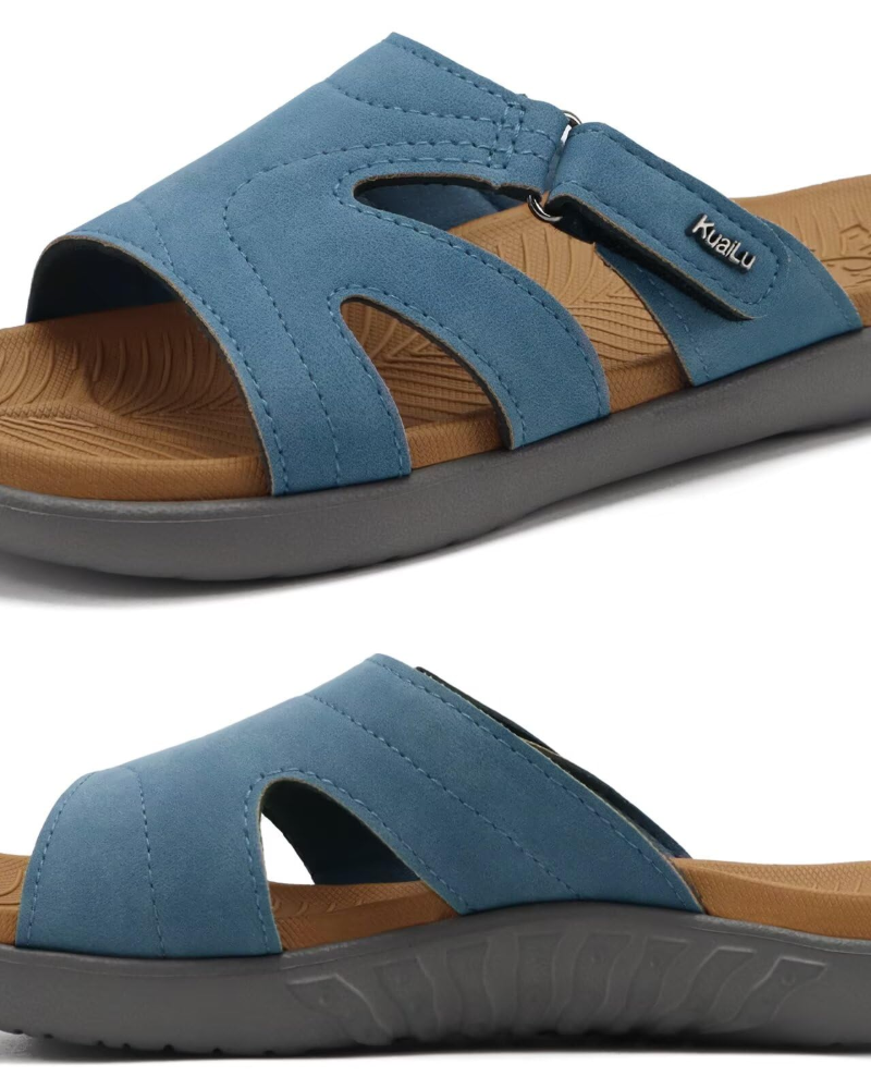 Olivia Komfortsandaler til kvinder – Justerbare mule-sandaler med svangstøtte