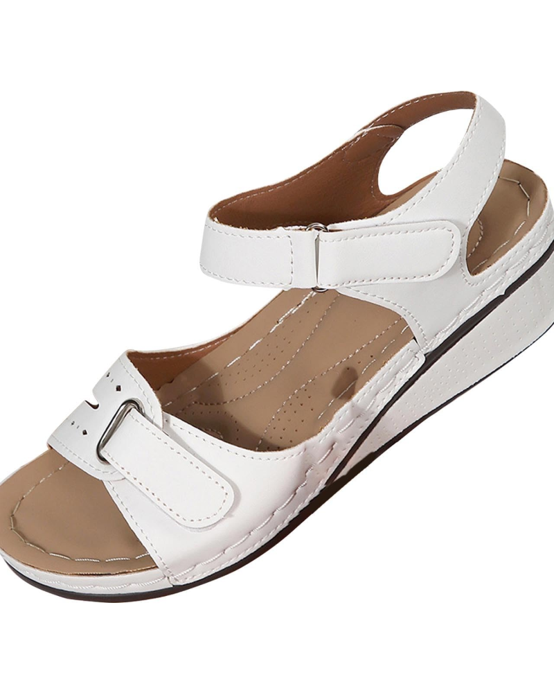 Brooklyn Women's Wedge Sandals – Comfortable Open-Toe Sandals with Arch Support