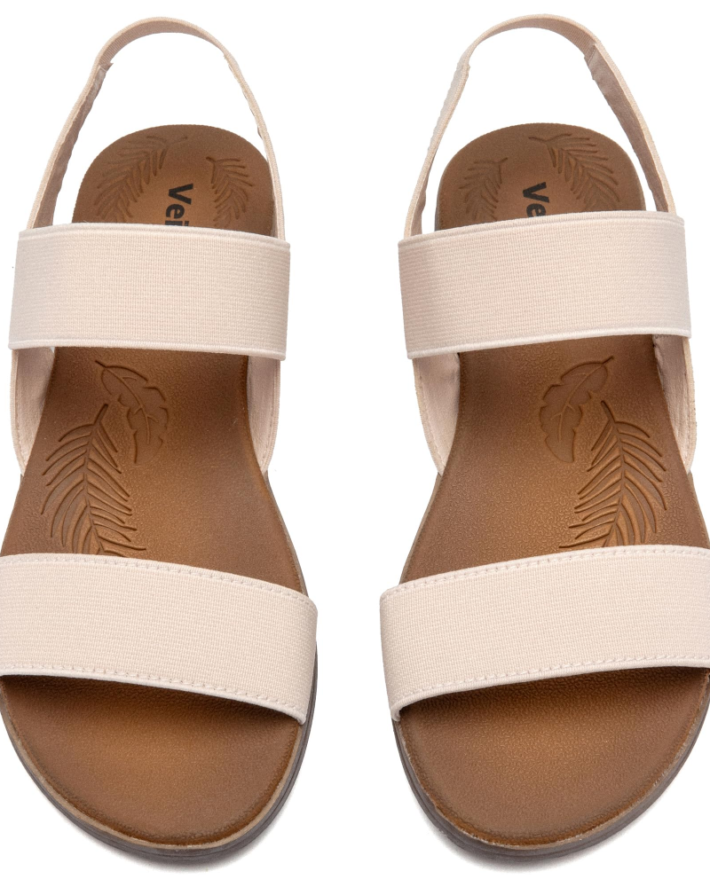 Emma Sandali Bassi Donna – Sandali Estivi con Cinturino Elastico alla Caviglia