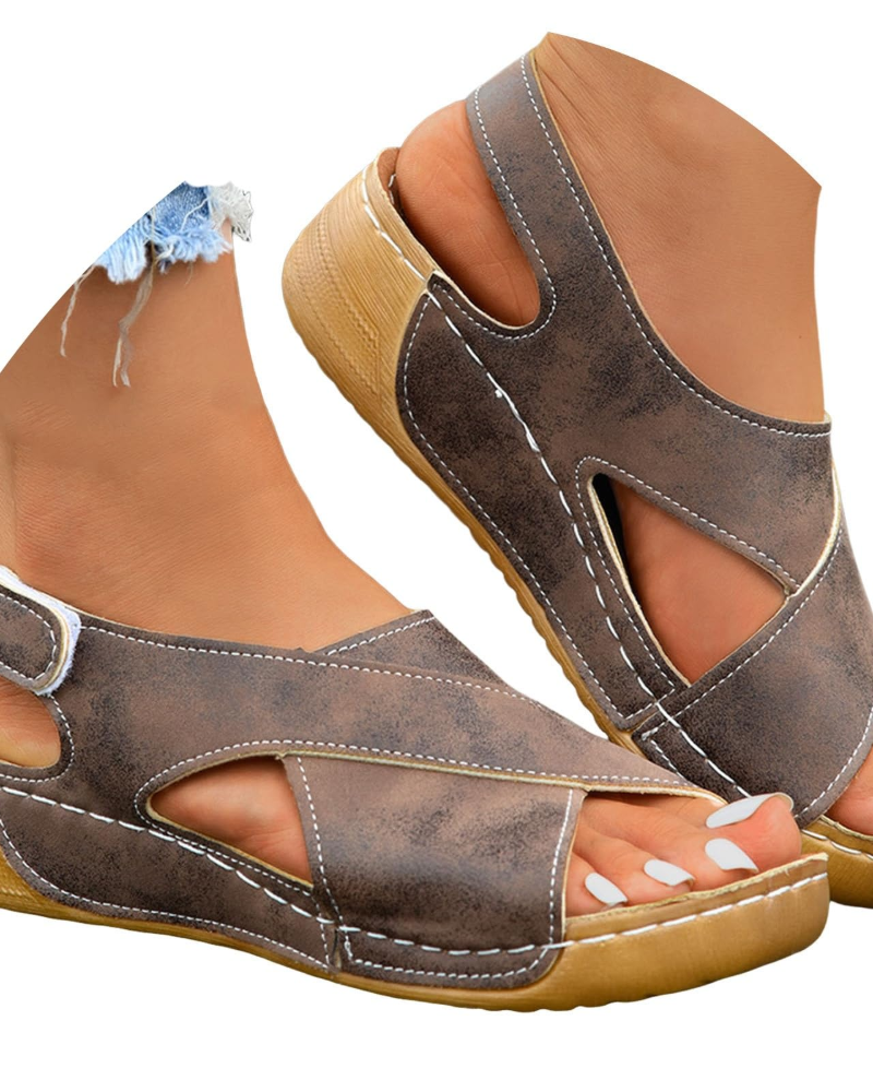 Isabella Keilsandalen für Damen – Bequeme Sommerschuhe mit Fersenriemen