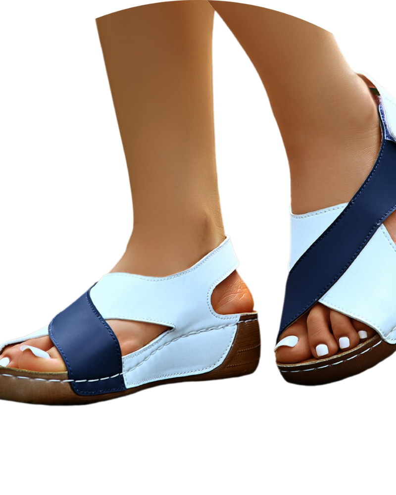 Sophia kilehælssandaler til kvinder – lette sommersandaler med bagrem