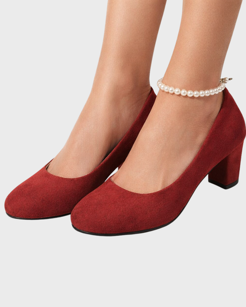 Arabella schoenen dames – Brede neus, stabiele hak & comfortabele gewatteerde zool