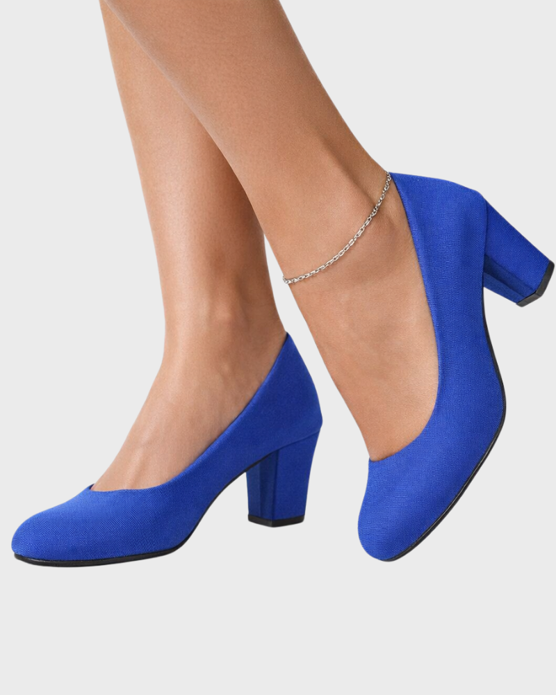 Arabella schoenen dames – Brede neus, stabiele hak & comfortabele gewatteerde zool
