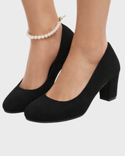 Arabella schoenen dames – Brede neus, stabiele hak & comfortabele gewatteerde zool
