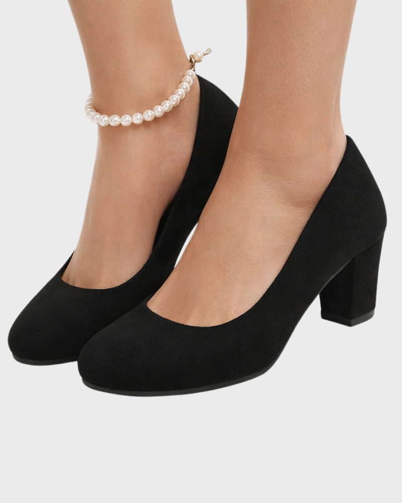 Arabella schoenen dames – Brede neus, stabiele hak & comfortabele gewatteerde zool