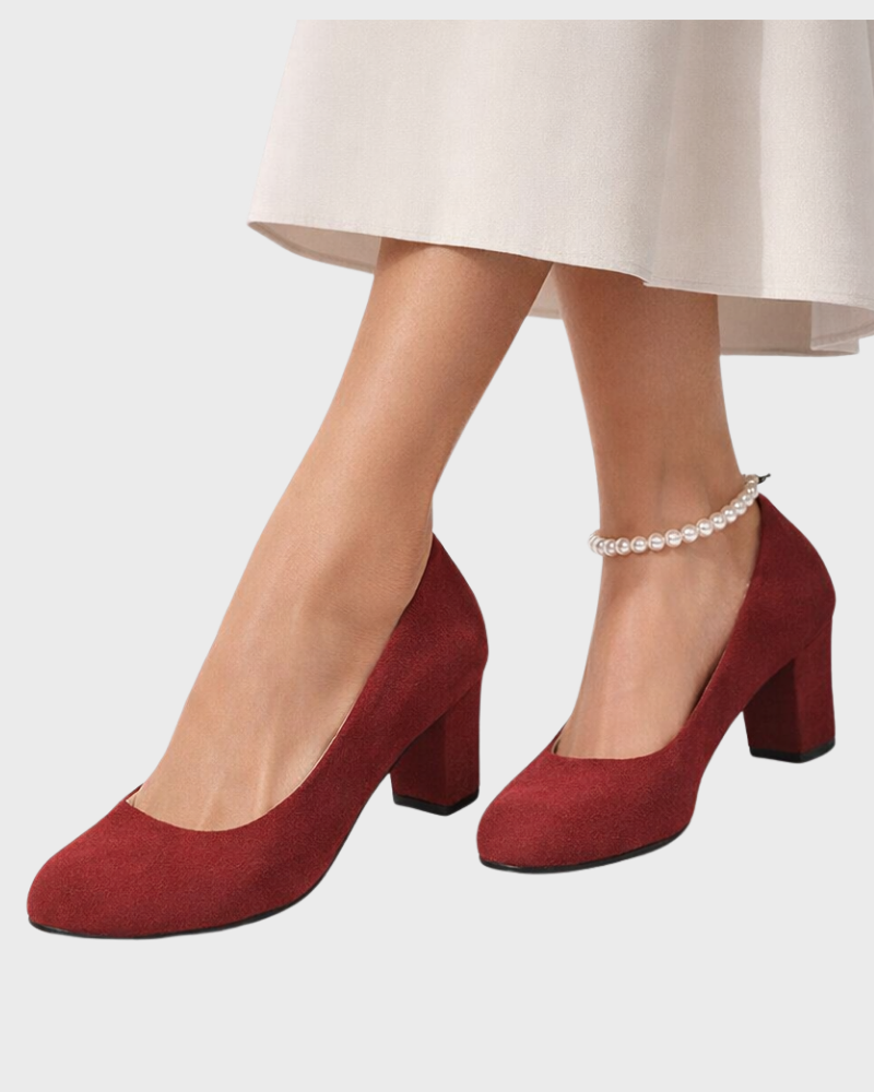 Arabella schoenen dames – Brede neus, stabiele hak & comfortabele gewatteerde zool