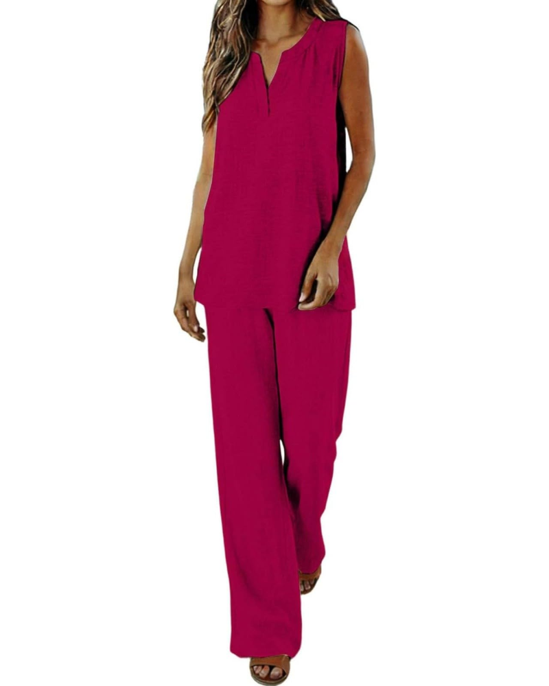 Maya Women's Summer Set – Linen Shirt & Casual Chic Shorts