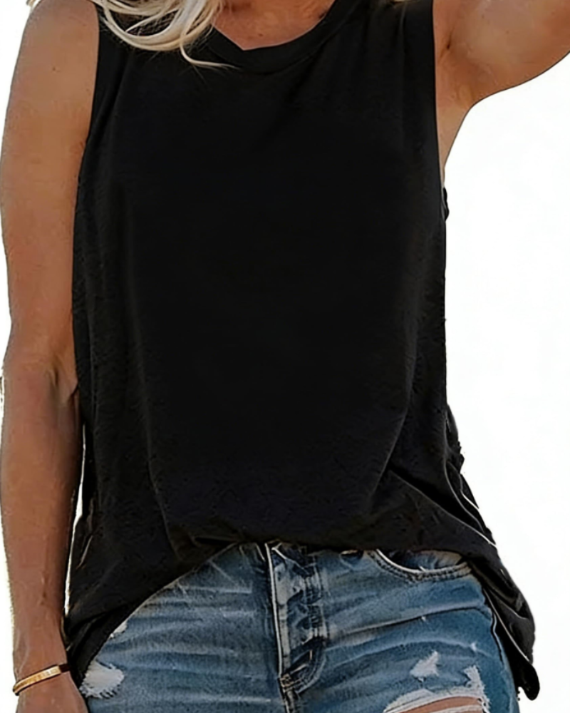 Kennedy Camiseta de Tirantes para Mujer Casual – Top Sin Mangas con Cuello en V, Ligero y Transpirable para Verano