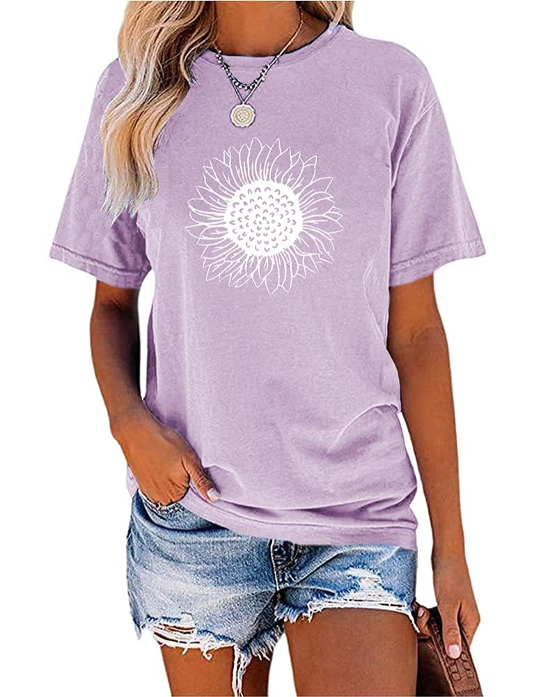 Ženska ljetna majica Daisy – vintage suncokret, okrugli izrez, kratki rukavi