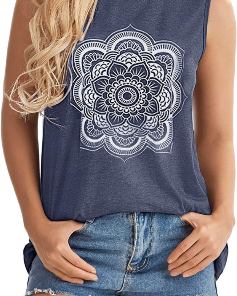 Kennedy Camiseta de Tirantes para Mujer Casual – Top Sin Mangas con Cuello en V, Ligero y Transpirable para Verano
