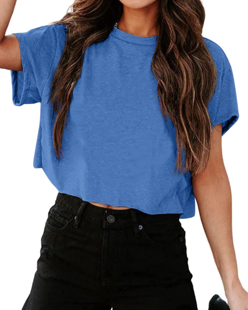 Zoe T-Shirt Court Damen Sport – Oversize Fitness-Top mit ausgeschnittenen Schultern
