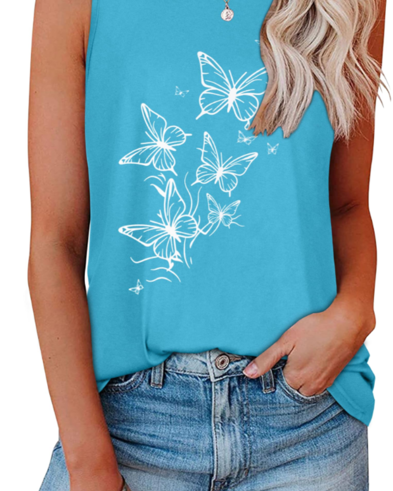 Kennedy Camiseta de Tirantes para Mujer Casual – Top Sin Mangas con Cuello en V, Ligero y Transpirable para Verano