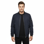 Zenio Bomber Homme Essensio – Veste Légère Déperlante avec Zip & Finitions Côtelées