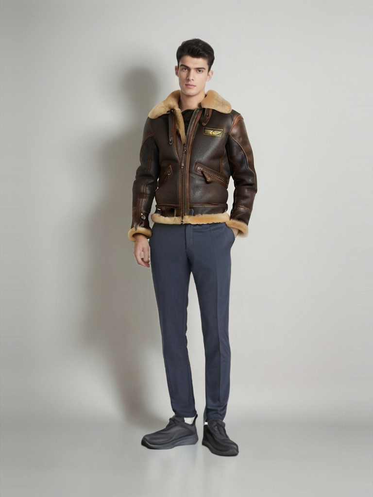 Giacca da uomo Gian: bomber moderno e confortevole, alla moda, dallo stile senza tempo