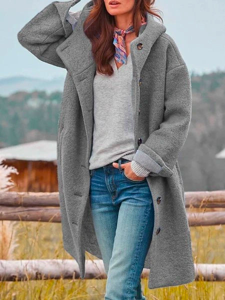 Audrey Damen Wollmantel – Weich, elegant, warm & vielseitig für den Winter