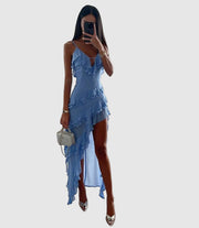 Vestido de felitación Mujer confort-sha-larga Distrito de vestimenta, flexible y transpirable