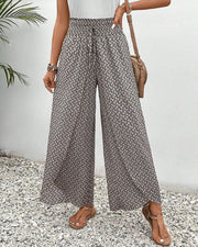 Henriette Pantalon Large Femme – Taille Haute, Coupe Flatteuse & Tissu Confortable