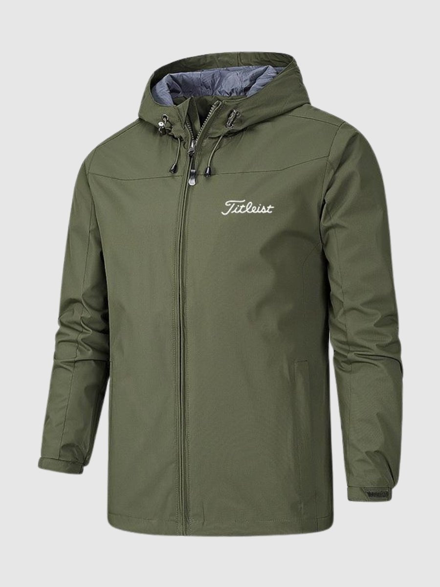 Pierre Homme Veste Sportive – Veste Imperméable en Nylon Léger & Résistant au Quotidien