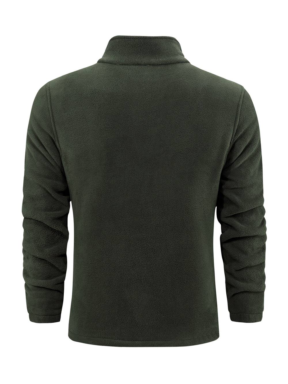 Alex Unisex Fleece Vest – Warm Sherpa Lined Jacket with Stand-Up Collar & Zipper Closure