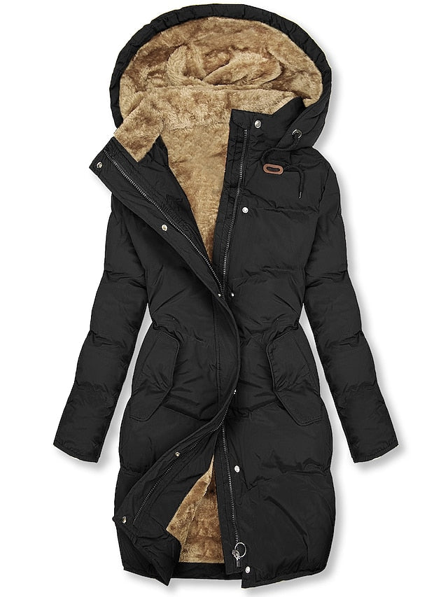 Antonella Women's Winter Coat – Warm Insulated Model with Lining & Zipper Closure