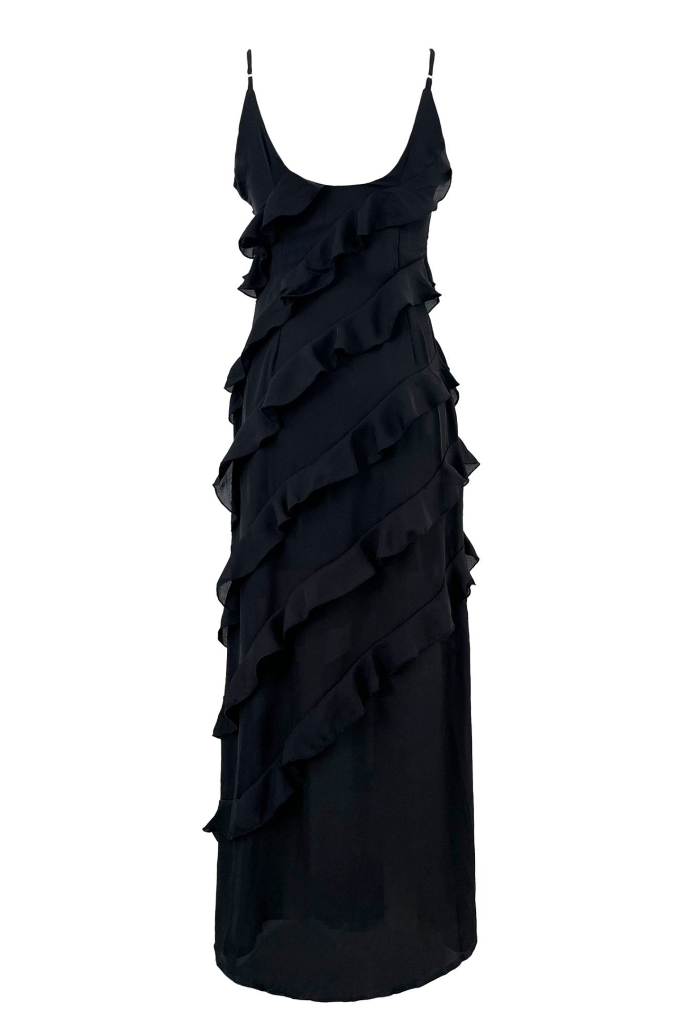 Angelina Maximum Women's Dress - Abito rosso con volant, sensuale e glamour