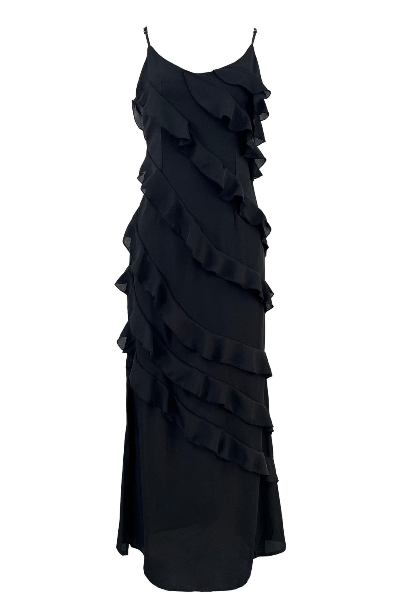 Angelina Maximum Women's Dress - Abito rosso con volant, sensuale e glamour