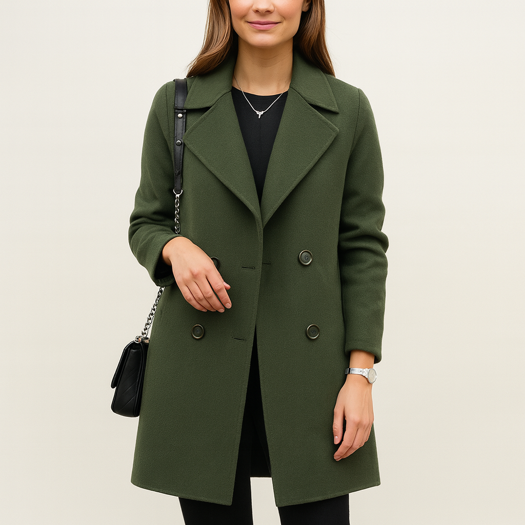 Lucia Donatelli winterjas van wol voor dames – elegante snit & luxe afwerking