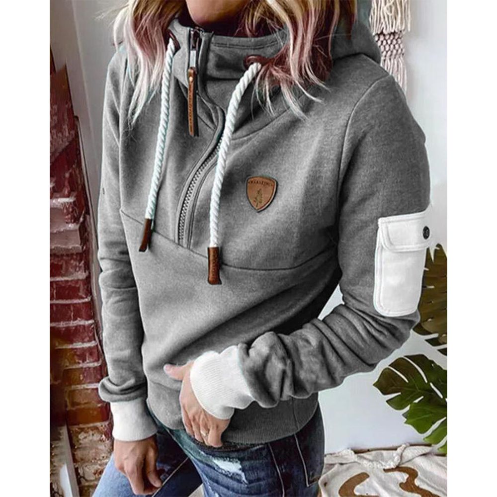Felpa con cappuccio premium Aarohi per donna – Maglia spessa e morbida con taglio casual e cappuccio regolabile