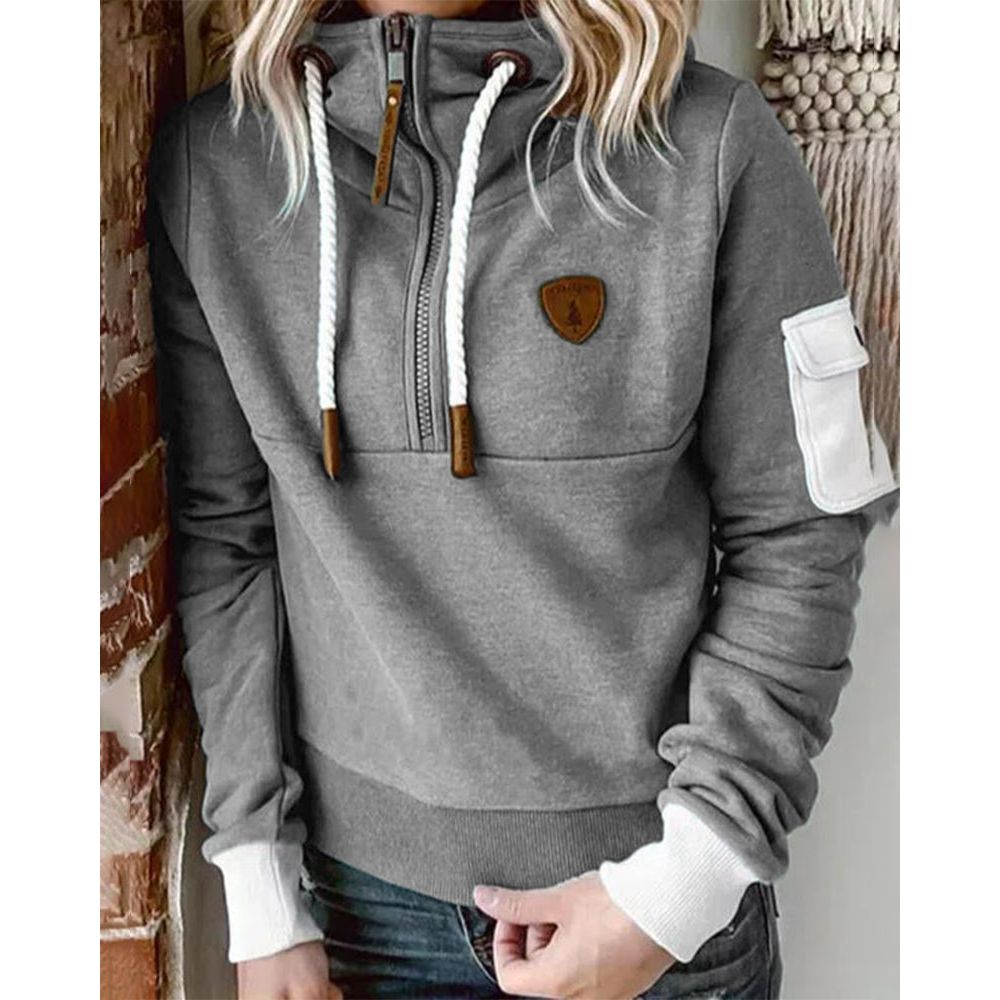 Felpa con cappuccio premium Aarohi per donna – Maglia spessa e morbida con taglio casual e cappuccio regolabile