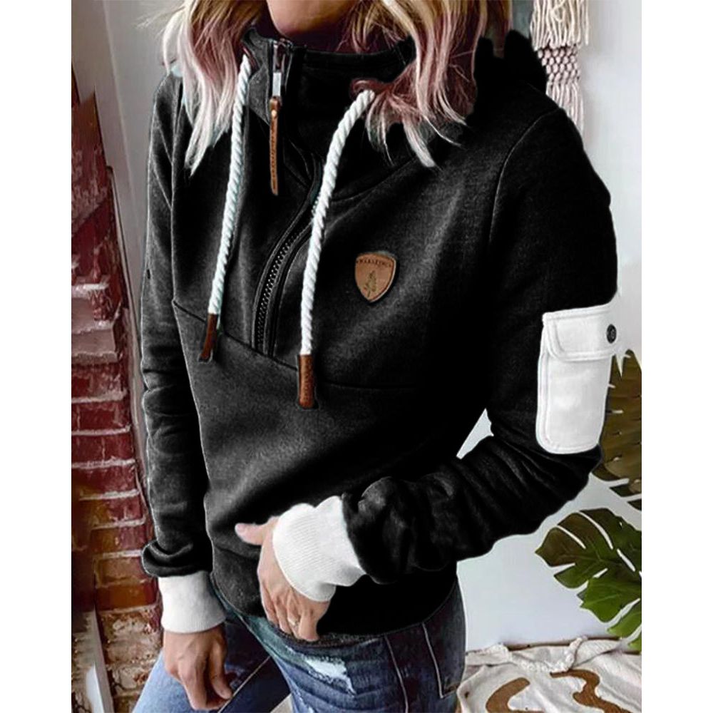 Felpa con cappuccio premium Aarohi per donna – Maglia spessa e morbida con taglio casual e cappuccio regolabile