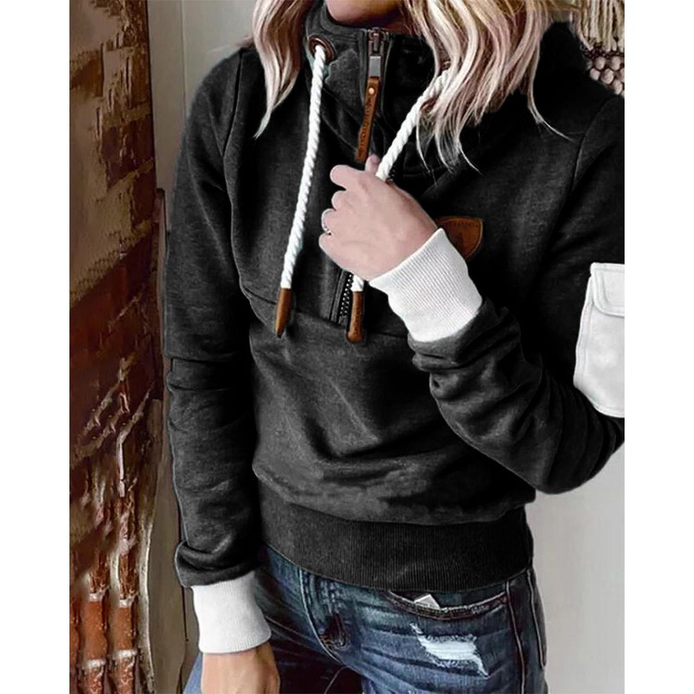 Felpa con cappuccio premium Aarohi per donna – Maglia spessa e morbida con taglio casual e cappuccio regolabile