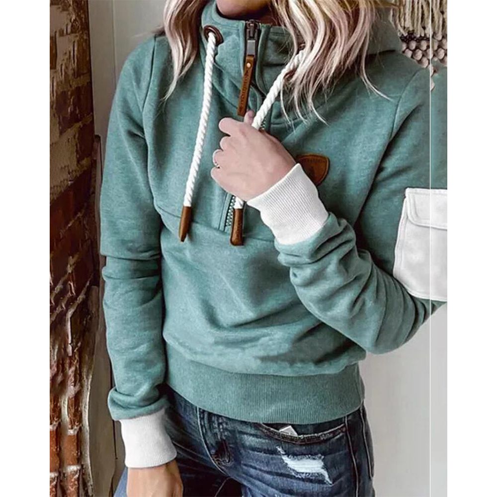 Felpa con cappuccio premium Aarohi per donna – Maglia spessa e morbida con taglio casual e cappuccio regolabile