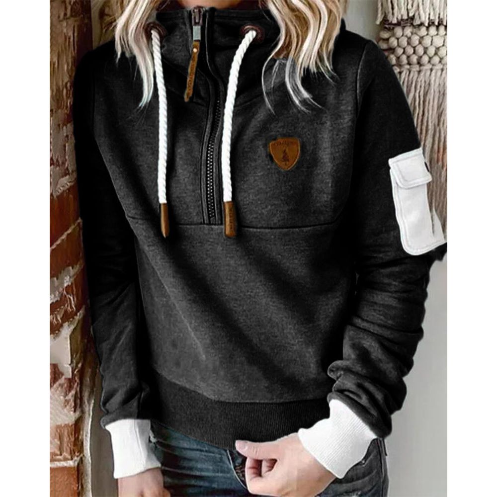 Felpa con cappuccio premium Aarohi per donna – Maglia spessa e morbida con taglio casual e cappuccio regolabile