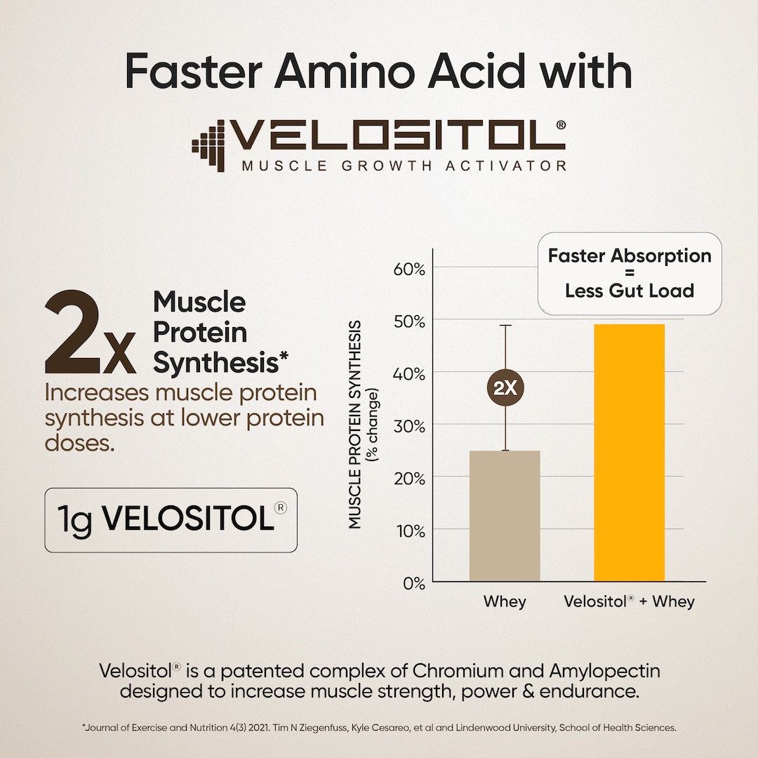 Whey Protein Isolate + Concentrate 24g | 1kg | 4B CFU Probiotics | Mango Flavoured