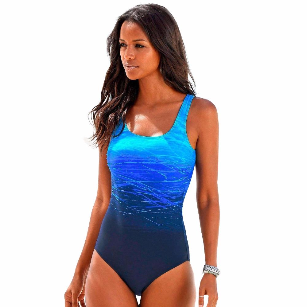 Women's Swimsuit Sienna – Sporty Swimsuit with Deep V-Neck & Open Back for Summer Comfort