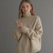 Sydney dámský rolák oversize z kašmíru – měkký, teplý a elegantní
