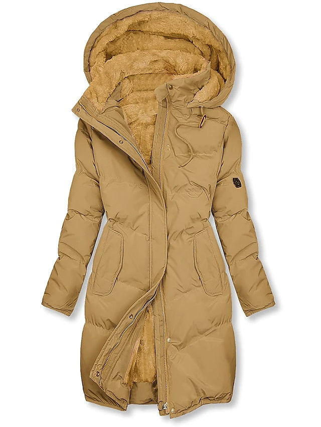Antonella Women's Winter Coat – Warm Insulated Model with Lining & Zipper Closure