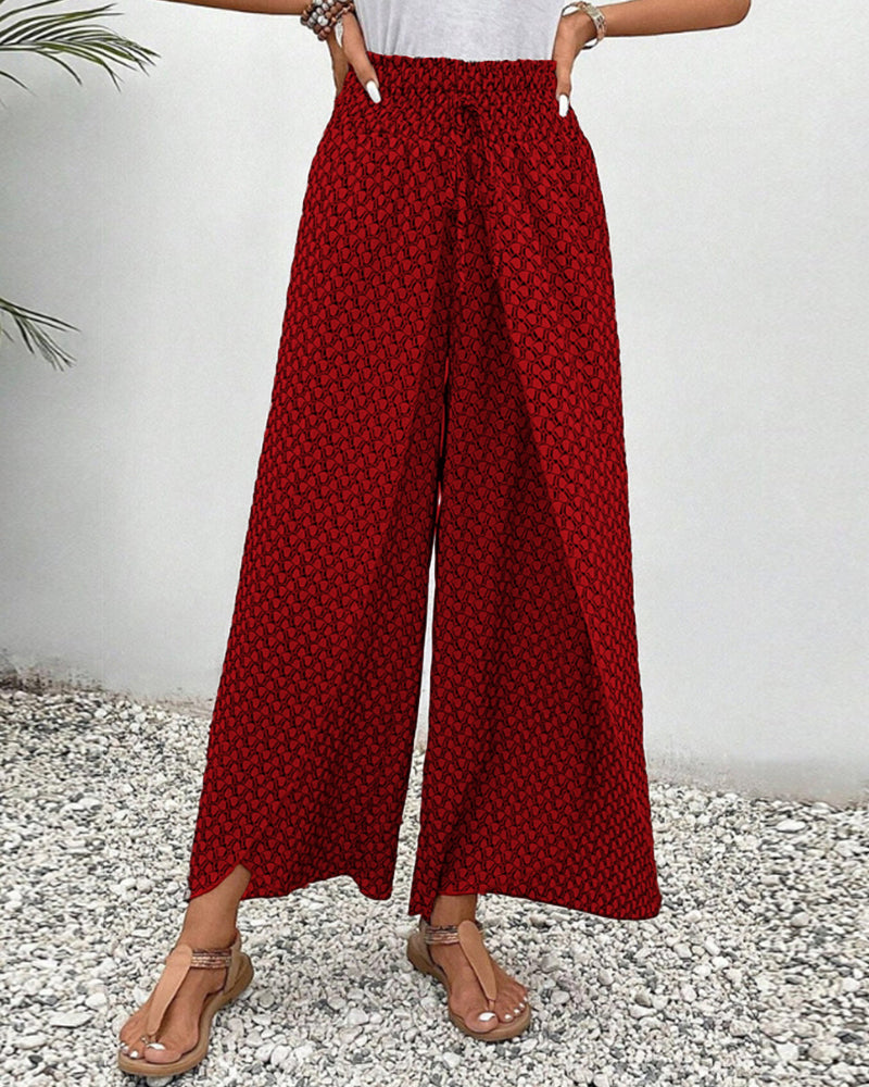 Henriette Pantalon Large Femme – Taille Haute, Coupe Flatteuse & Tissu Confortable