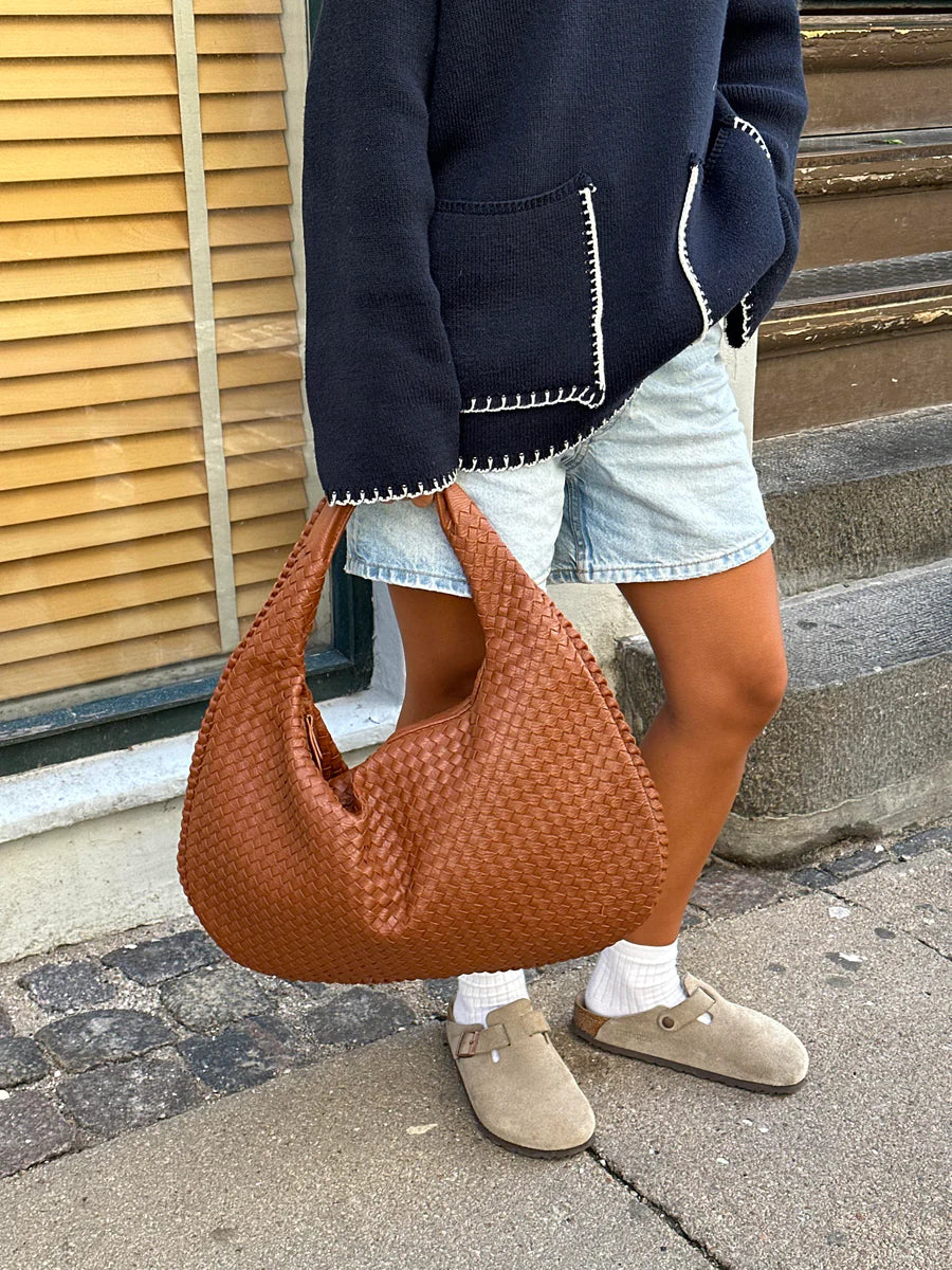 Louisa torba hobo damska – pleciona elegancka, pojemna i ponadczasowy styl