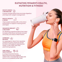 women drinking plant protein for nutrition and wellness